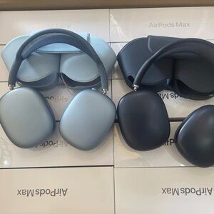 Apple AirPods Max in Light Blue and Dark Gray